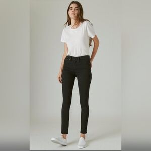 Lucky Brand Women's High Rise Bridgette Skinny Black Jeans Size 4/27